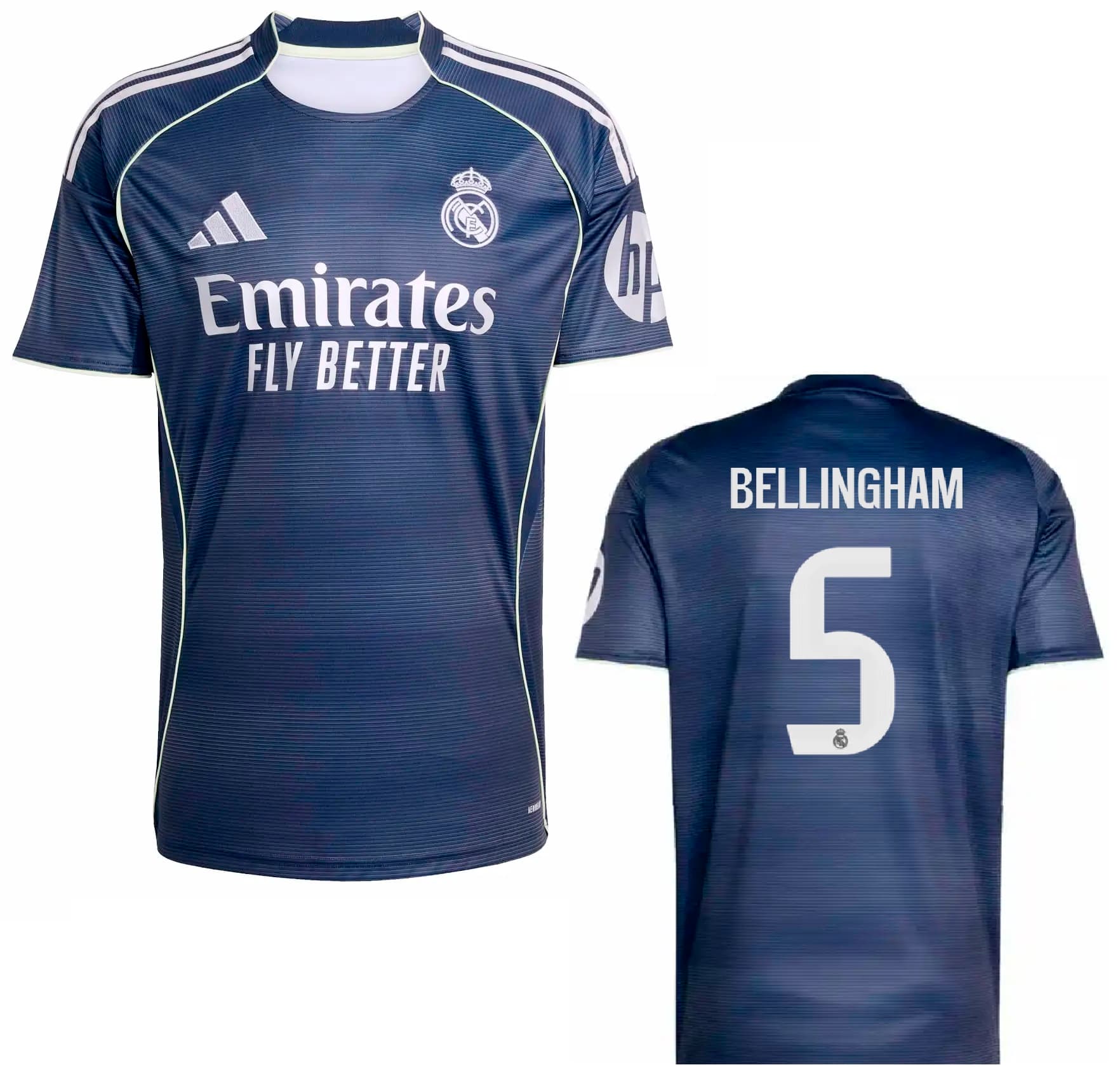 REAL MADRID MAGLIA BELLINGHAM BAMBINO AWAY 2025-26 - Immagine 1