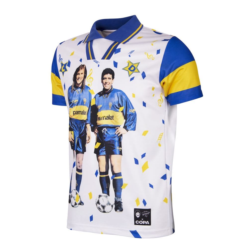 BOCA JUNIORS MARADONA-CANIGGIA RETRO SHIRT