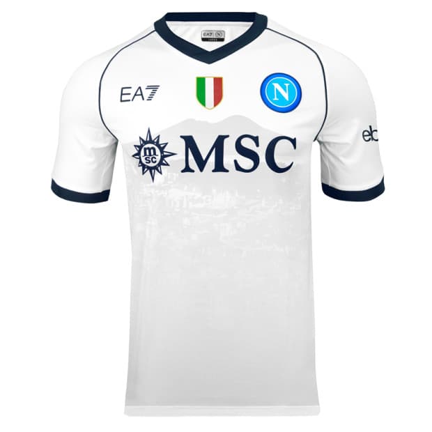 SSC NAPOLI AWAY WHITE SHIRT 2023-24