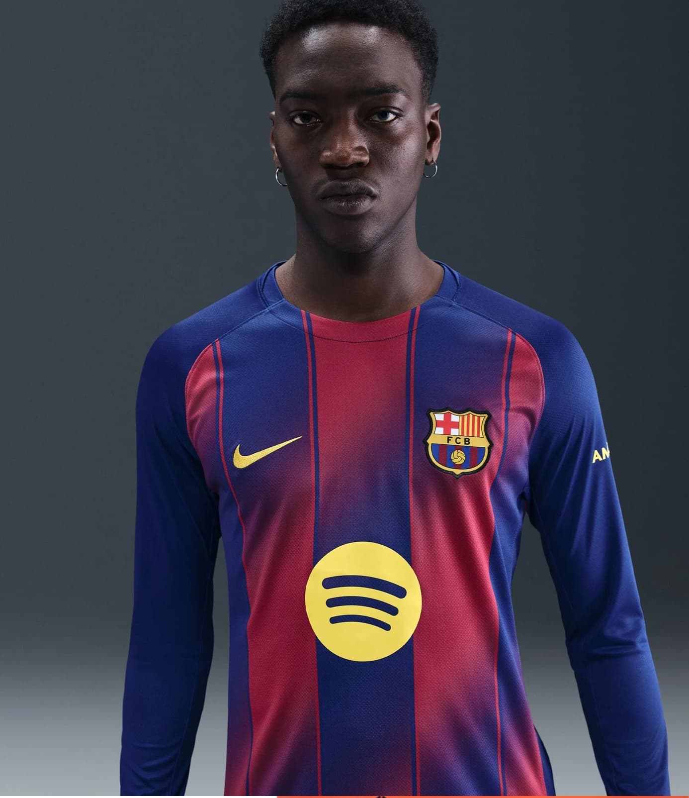 BARCELLONA MAGLIA HOME maniche lunghe 2025-26