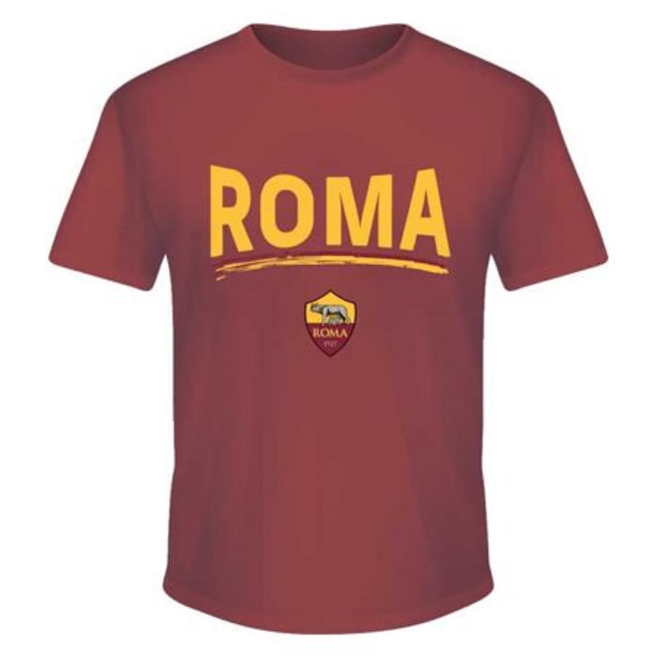 AS ROMA T-SHIRT LOGO ROSSA