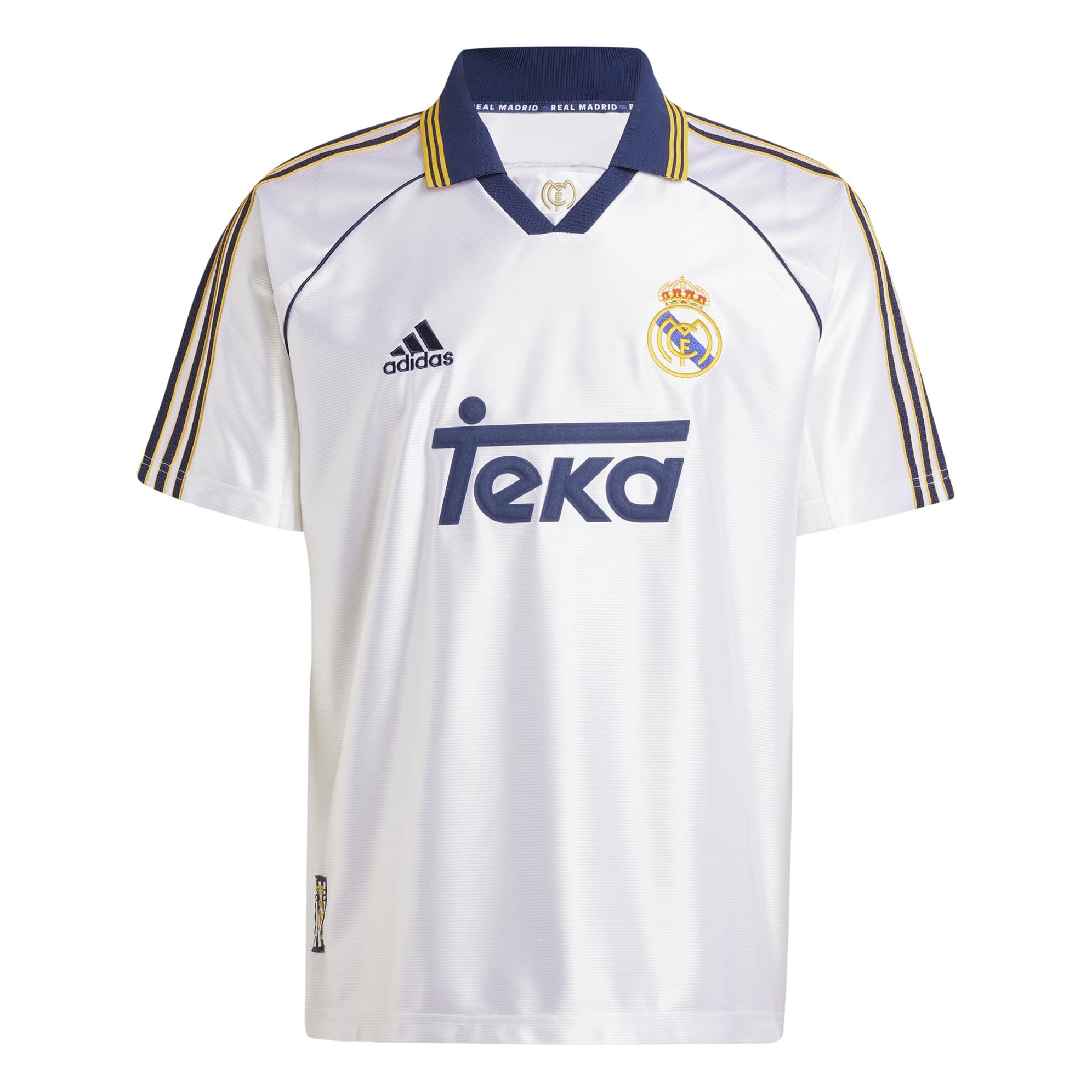 REAL MADRID MAGLIA RETRO VINTAGE HOME 1999-2000