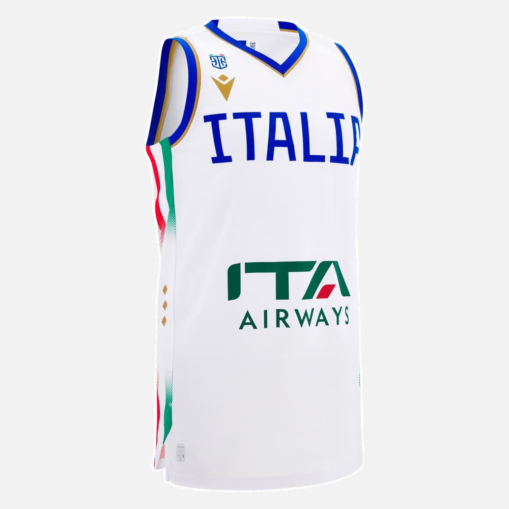 ITALIA BASKET FIP HOME WHITE JERSEY 2025-26