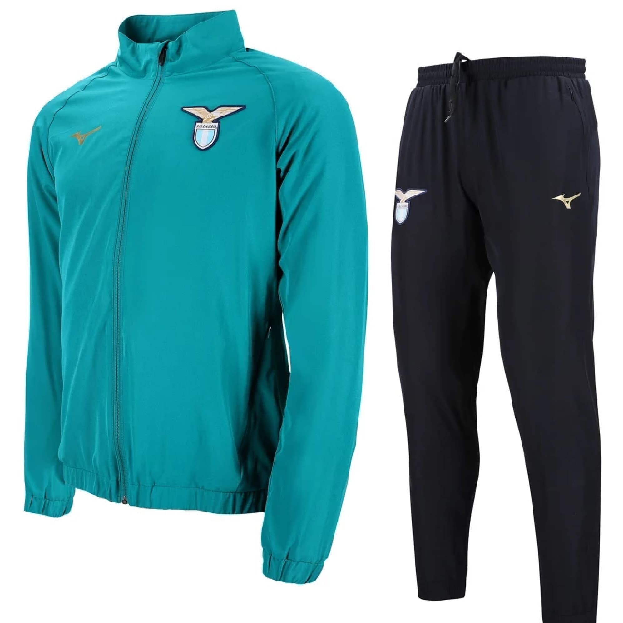 SS LAZIO PRESENTATION GREEN TRACKSUIT 2023-24