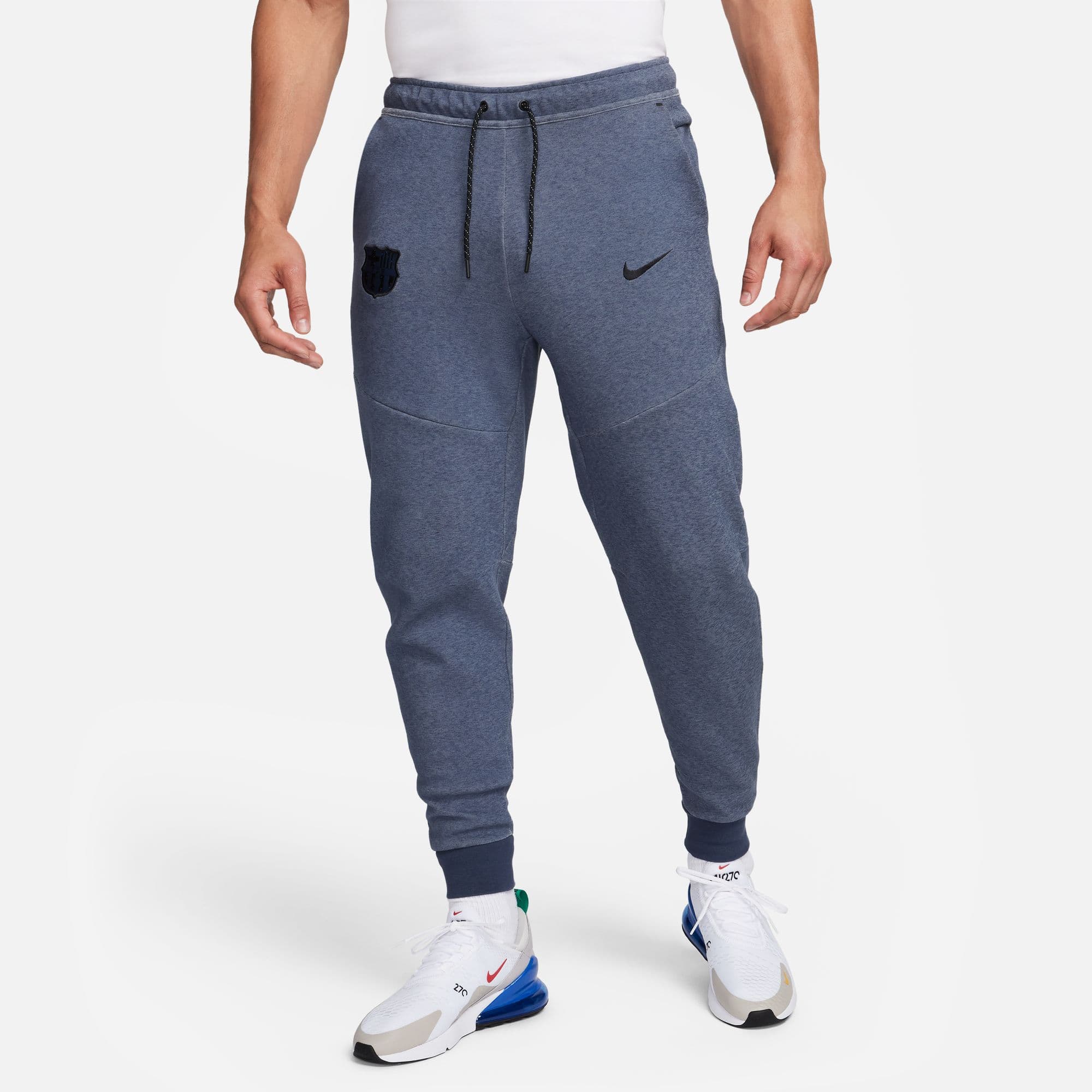 BARCELONA TECH FLEECE GREY PANTS 2023-24