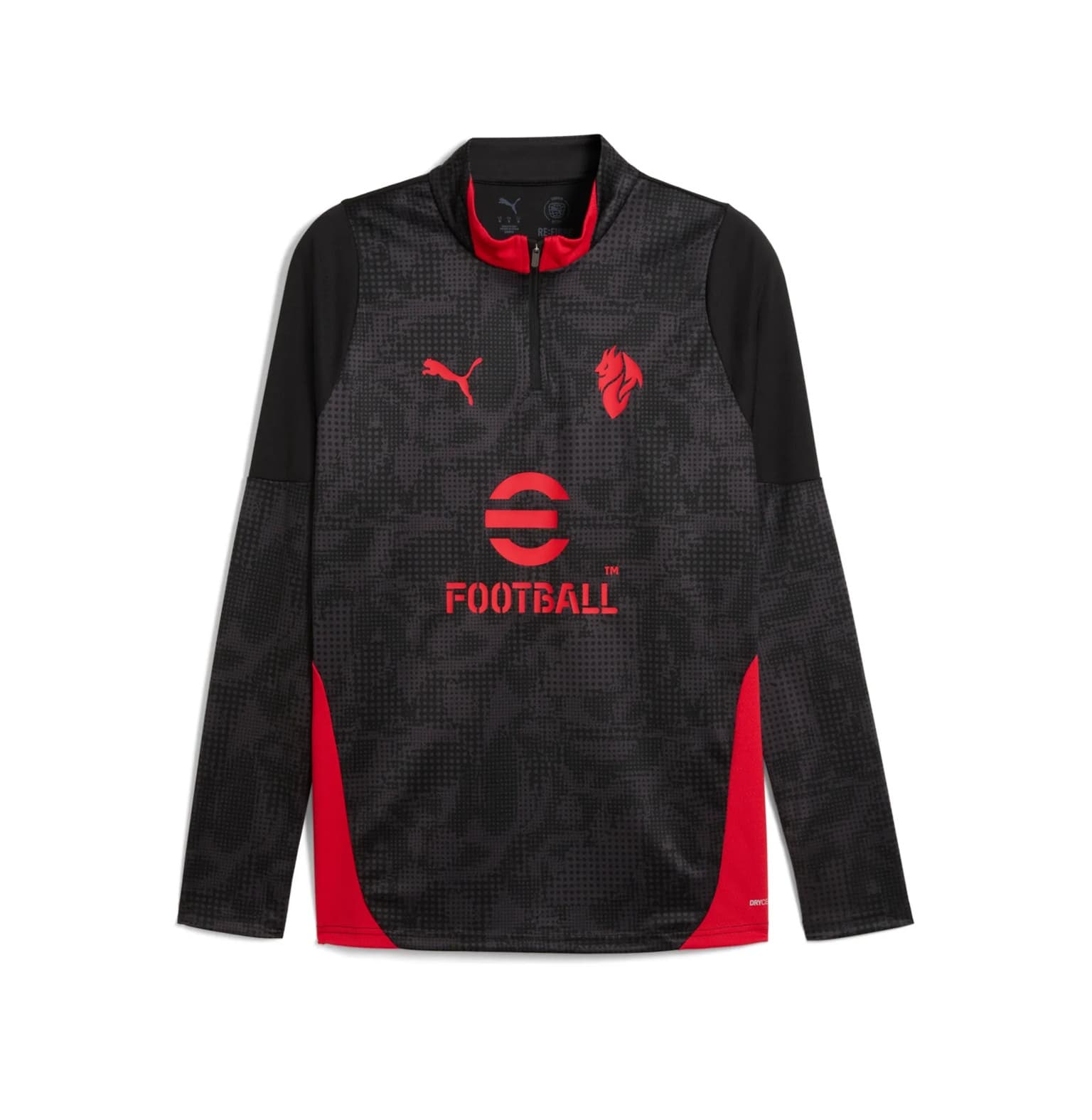 AC  MILAN FELPA ALLENAMENTO NERA 2025-26