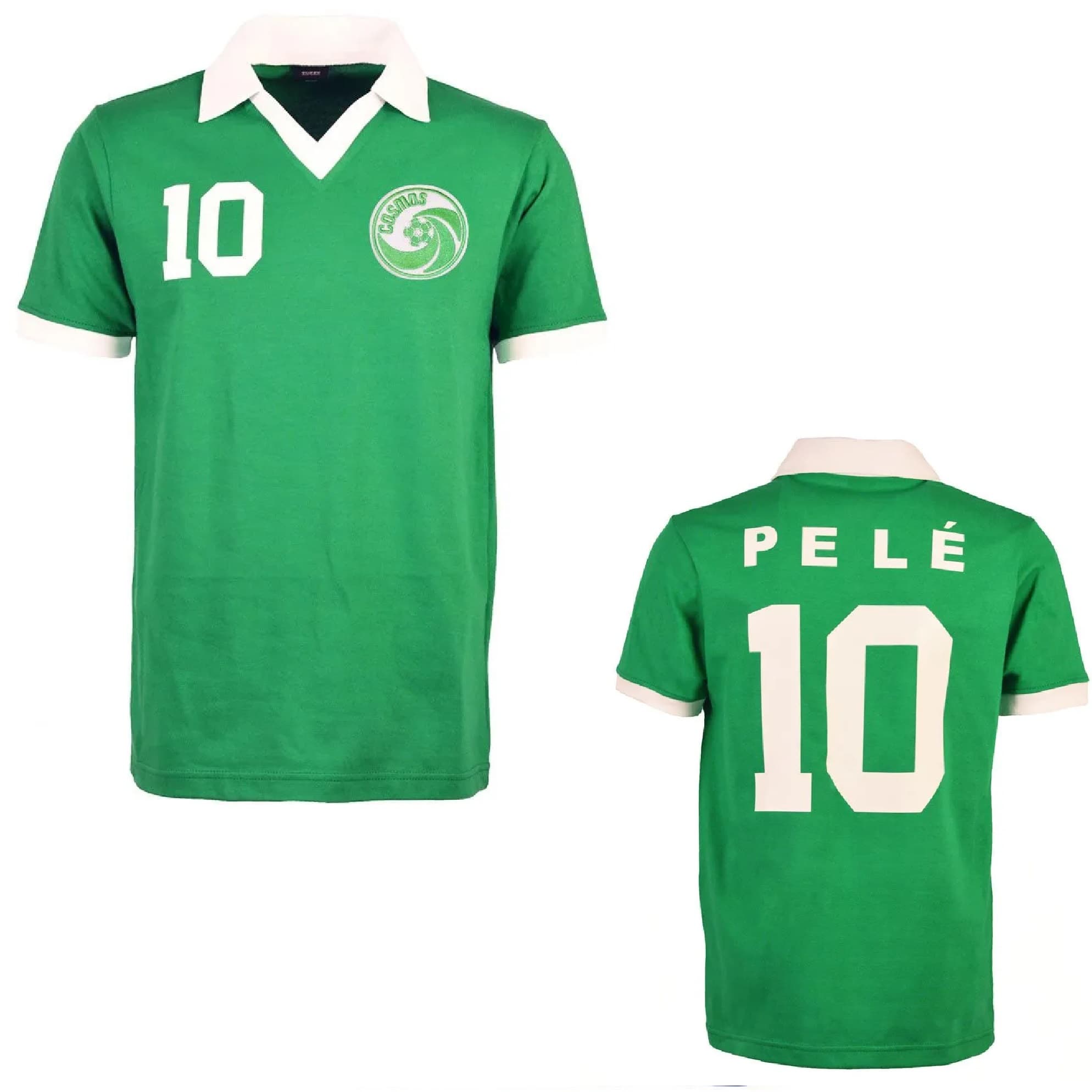 NEW YORK COSMOS PELE RETRO VINTAGE GREEN SHIRT