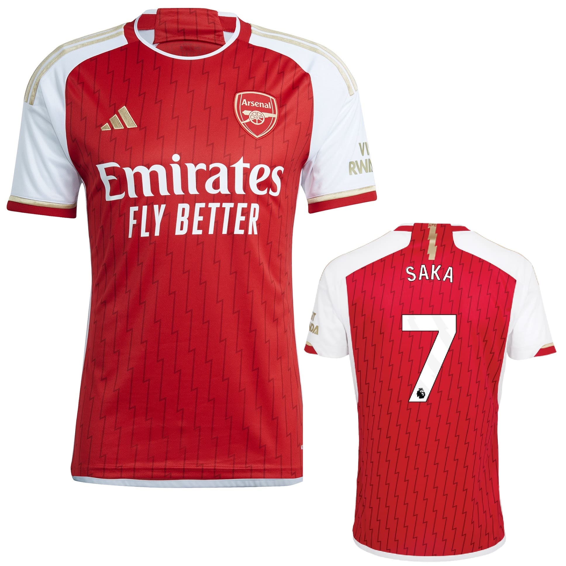 ARSENAL SAKA HOME SHIRT 2023-24