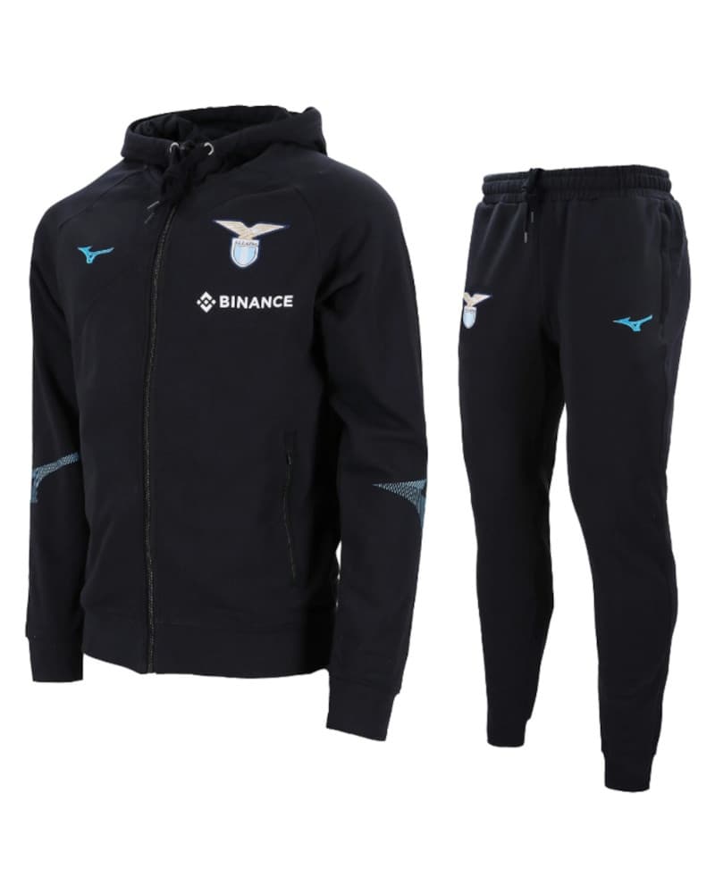 SS LAZIO SWEAT BLACK TRACKSUIT 2022-23