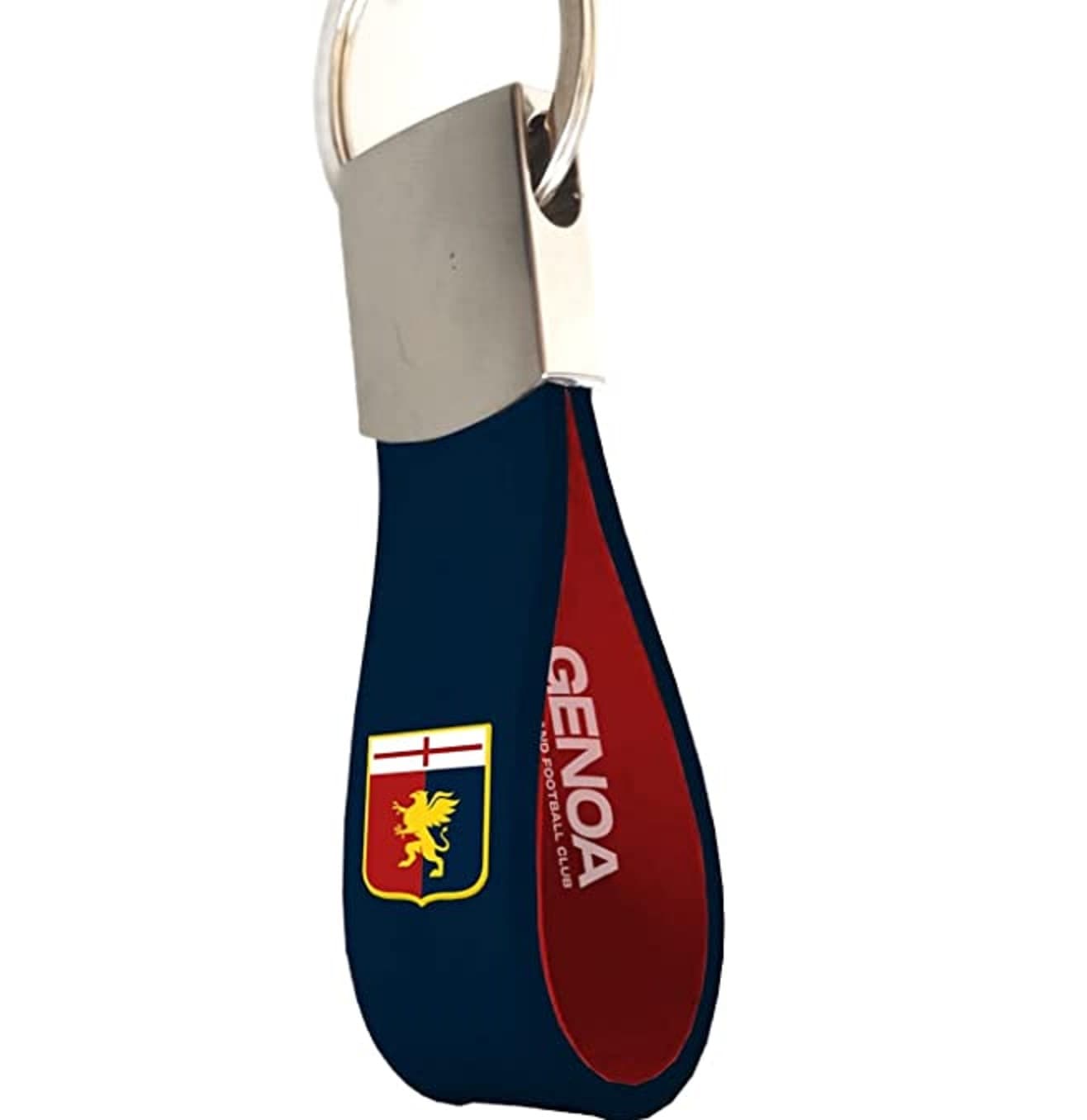 GENOA FC LOGO METAL-RUBBER KEYCHAIN - Image 1