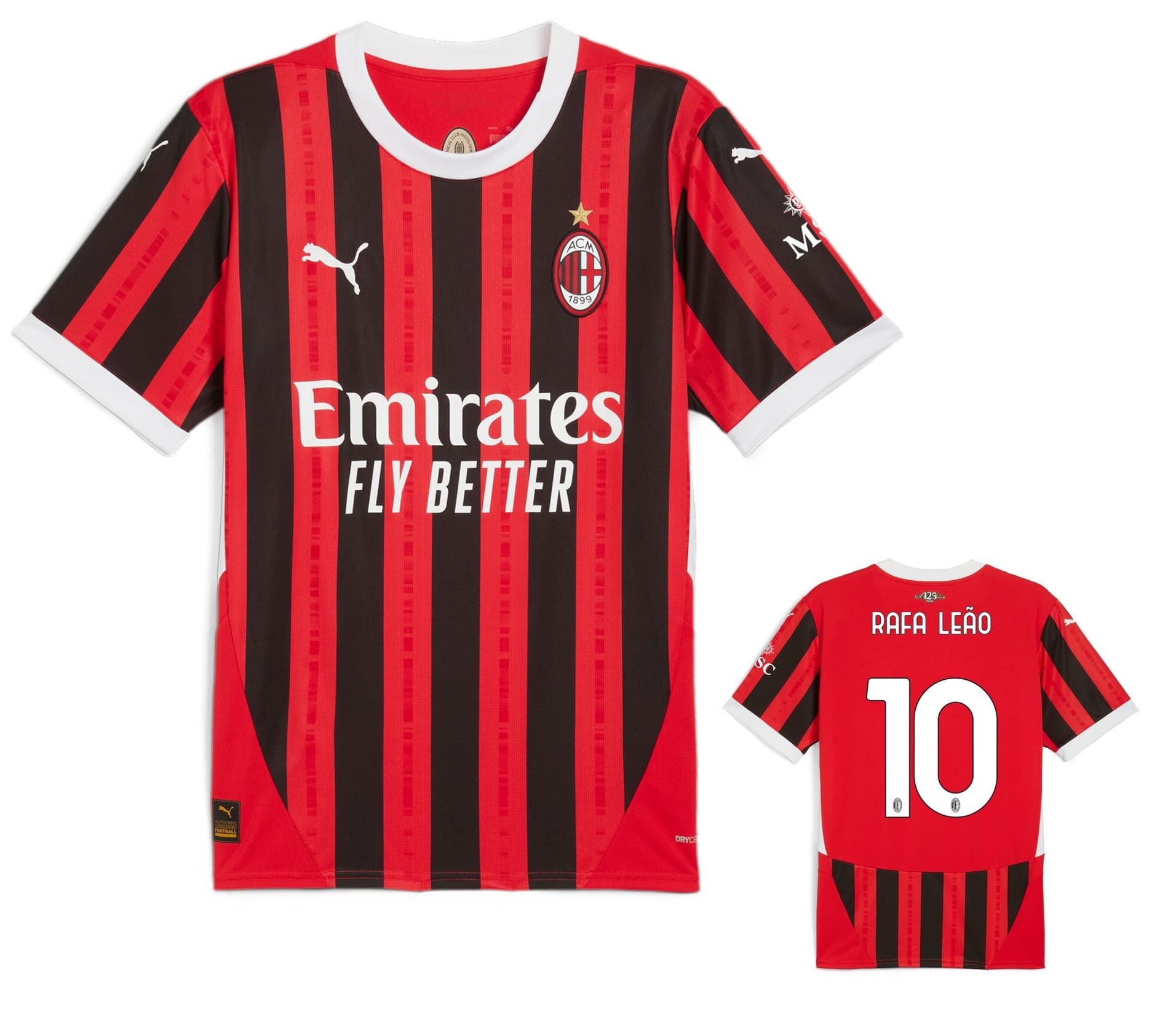 AC MILAN RAFA LEAO HOME SHIRT 2024-25 - Image 1
