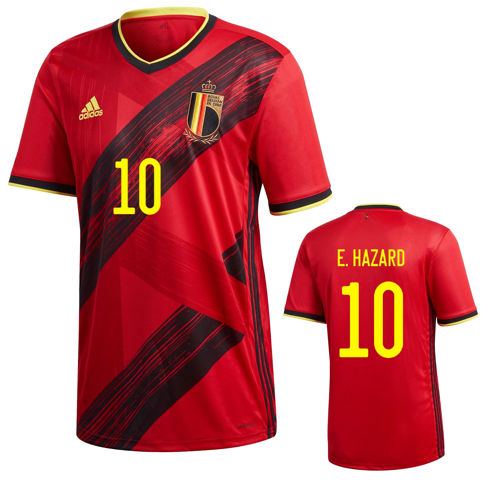 BELGIUM HAZARD HOME SHIRT 2019-21 - Image 1