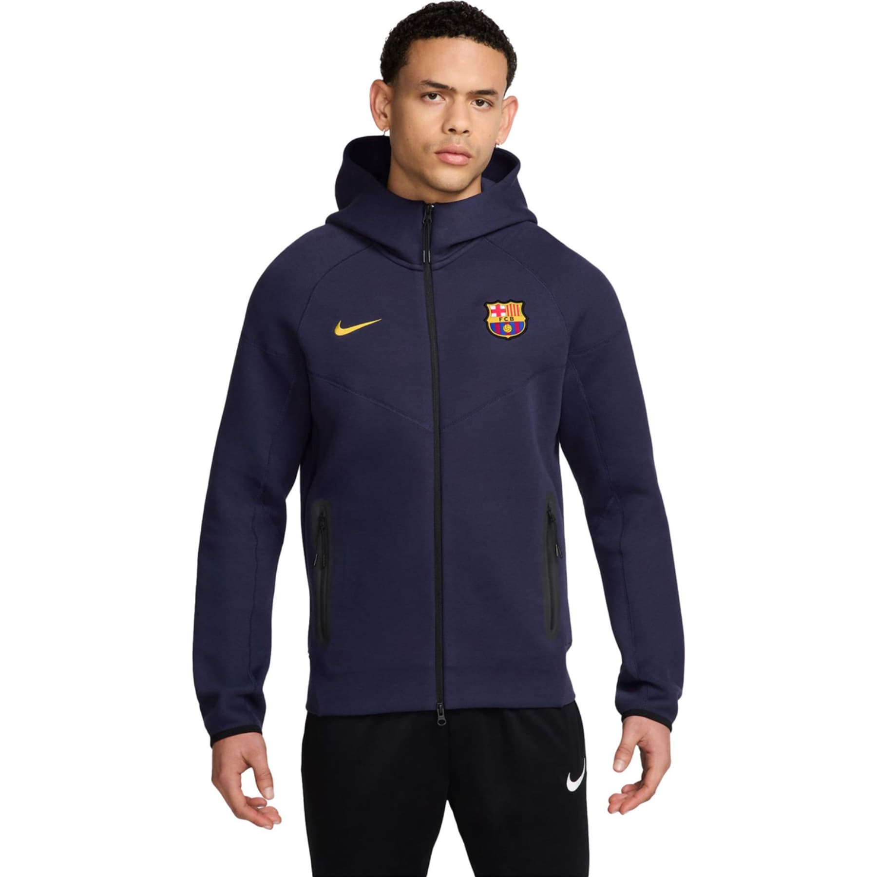 BARCELONA TECH FLEECE PURPLE JACKET 2025-26