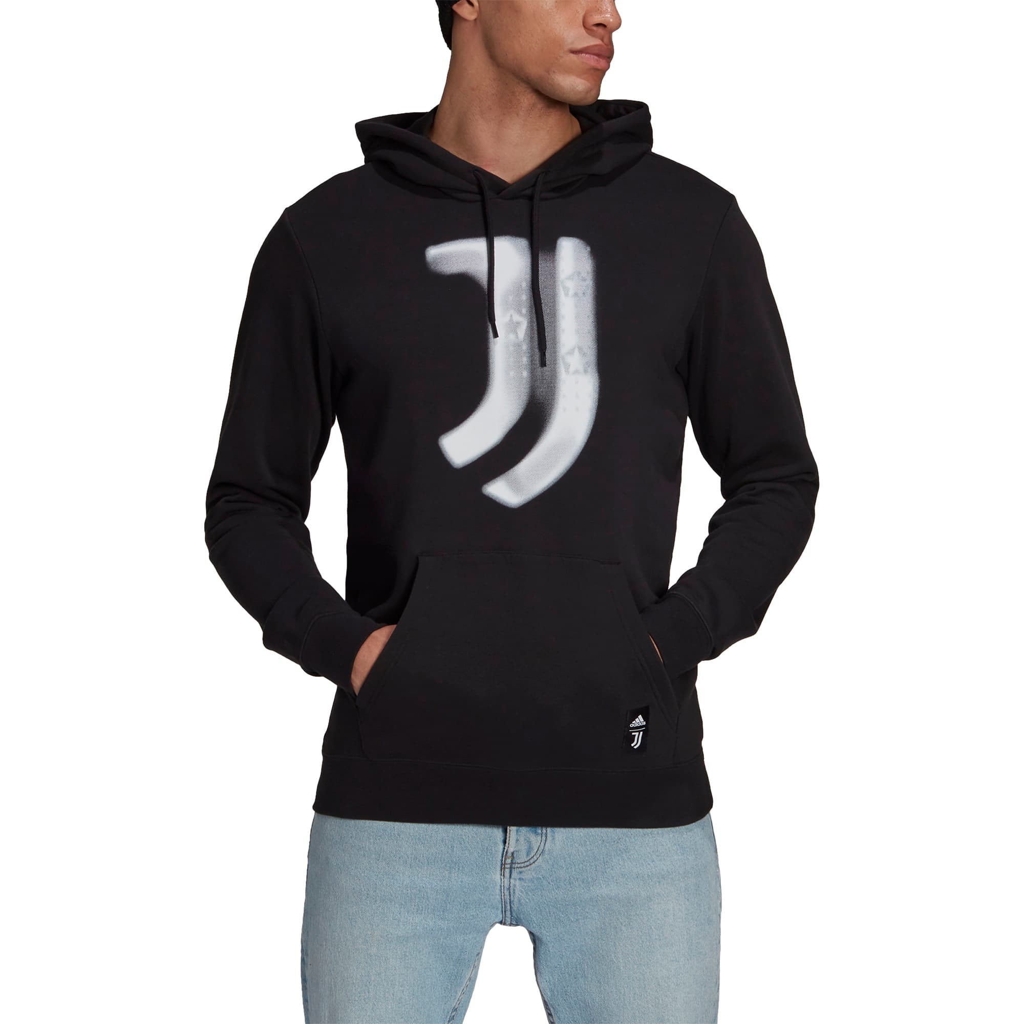 JUVENTUS FELPA CAPPUCCIO NERA 2021-22