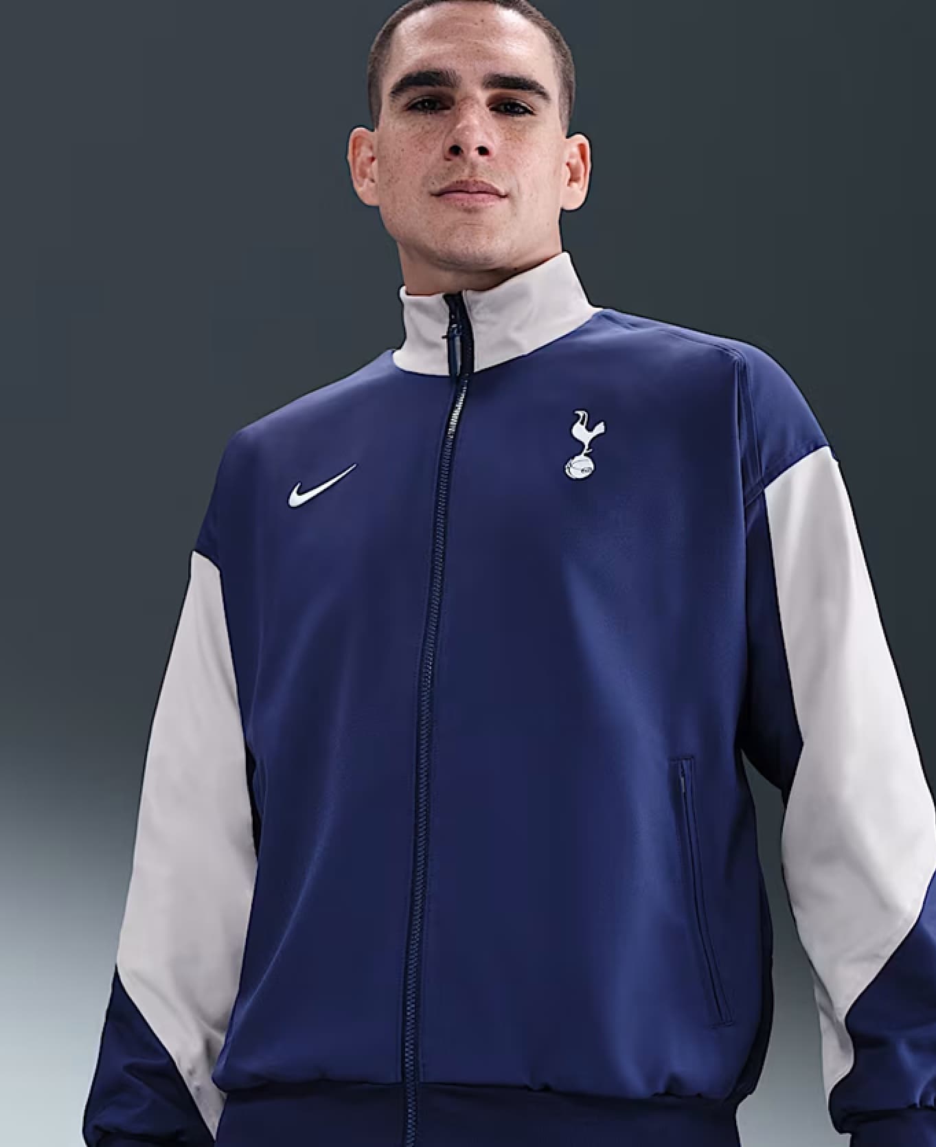 TOTTENHAM FELPA ANTHEM BLU 2025-26 - Immagine 1