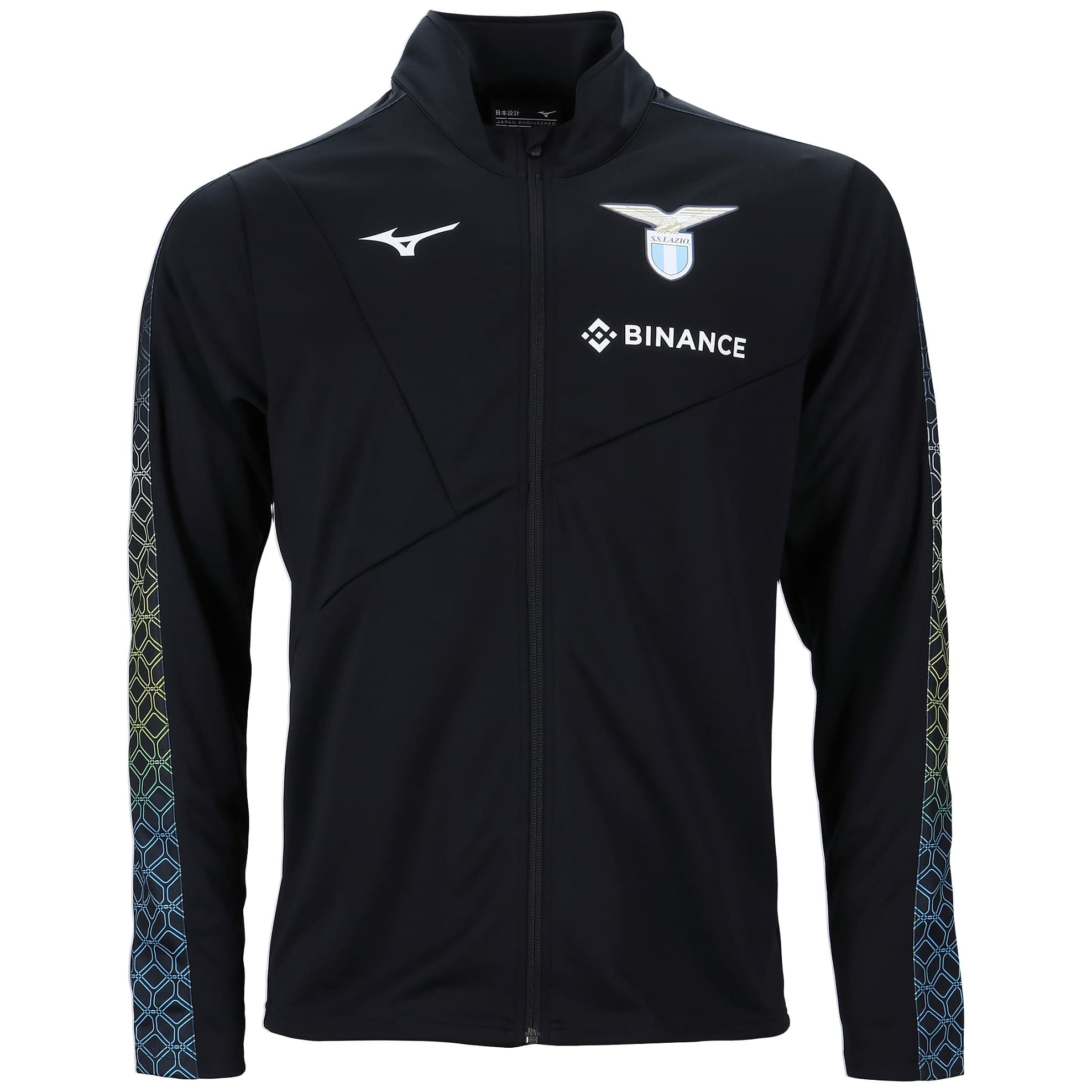 SS LAZIO PRESENTATION ANTHEM BLACK JACKET 2022-23