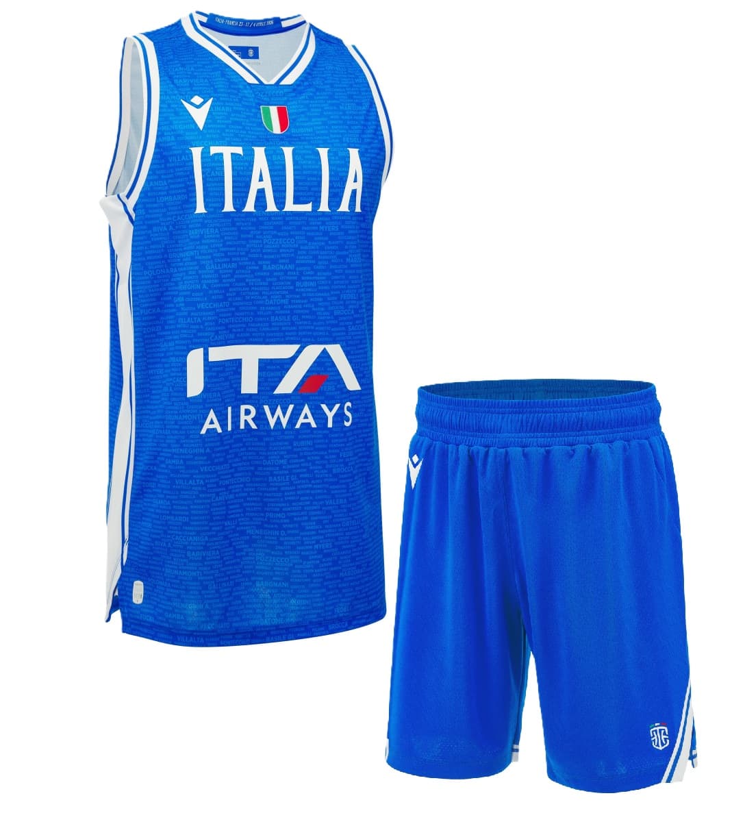 ITALIA BASKET FIP JUNIOR AWAY BLUE KIT 2026-27
