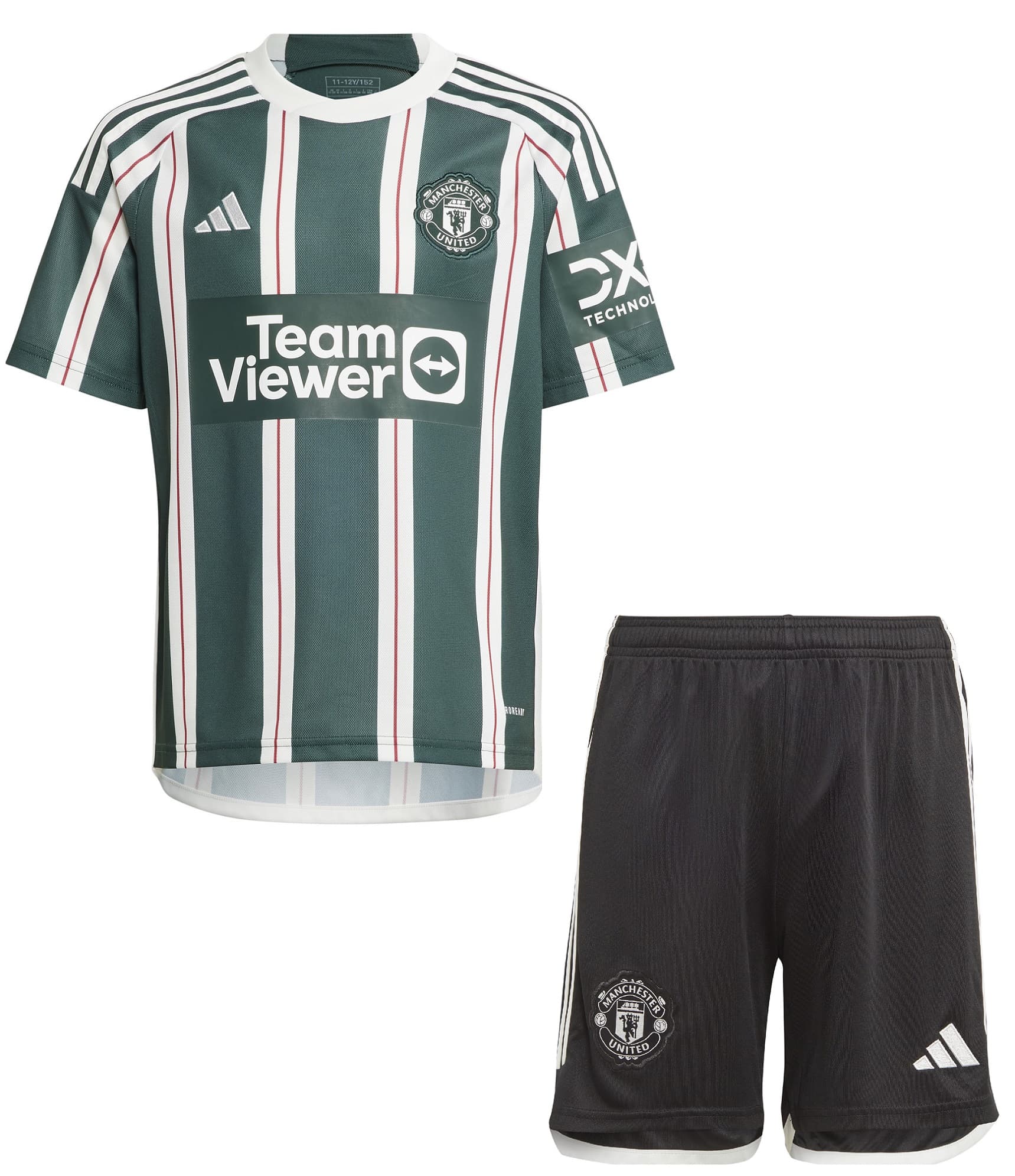 MANCHESTER UNITED AWAY JUNIOR KIT 2023-24
