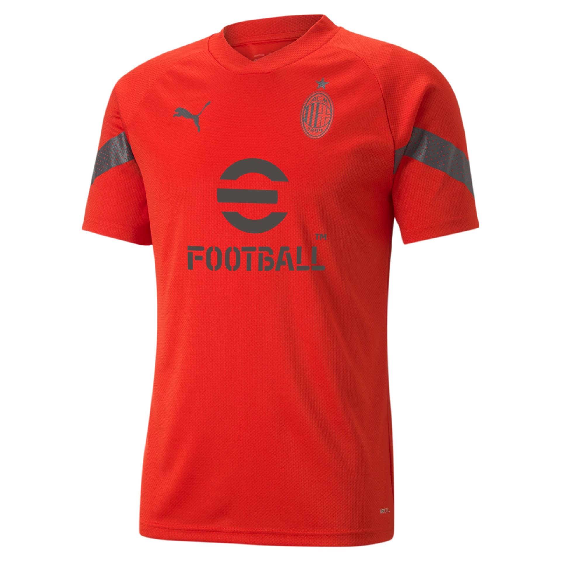 AC MILAN MAGLIA ALLENAMENTO ROSSA 2022-23