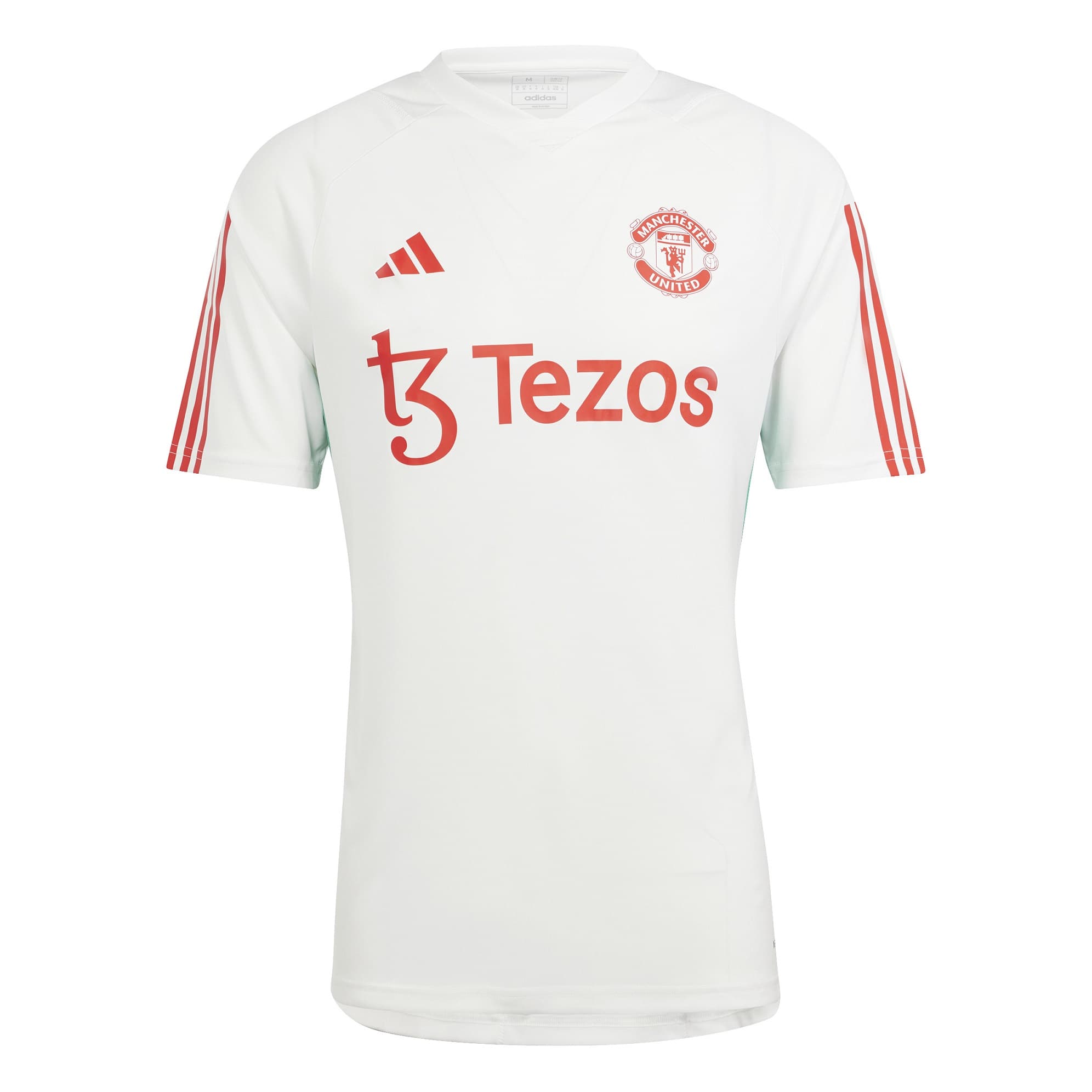 MANCHESTER UNITED TRAINING WHITE SHIRT 2023-24