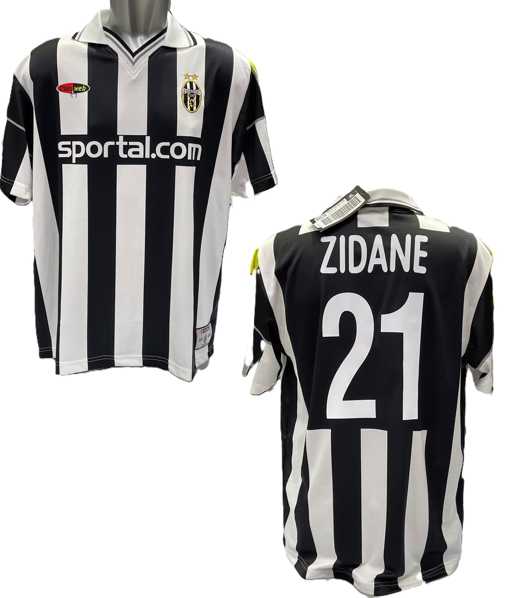 JUVENTUS ZIDANE CHAMPIONS LEAGUE SHIRT 2000-01 - Image 1