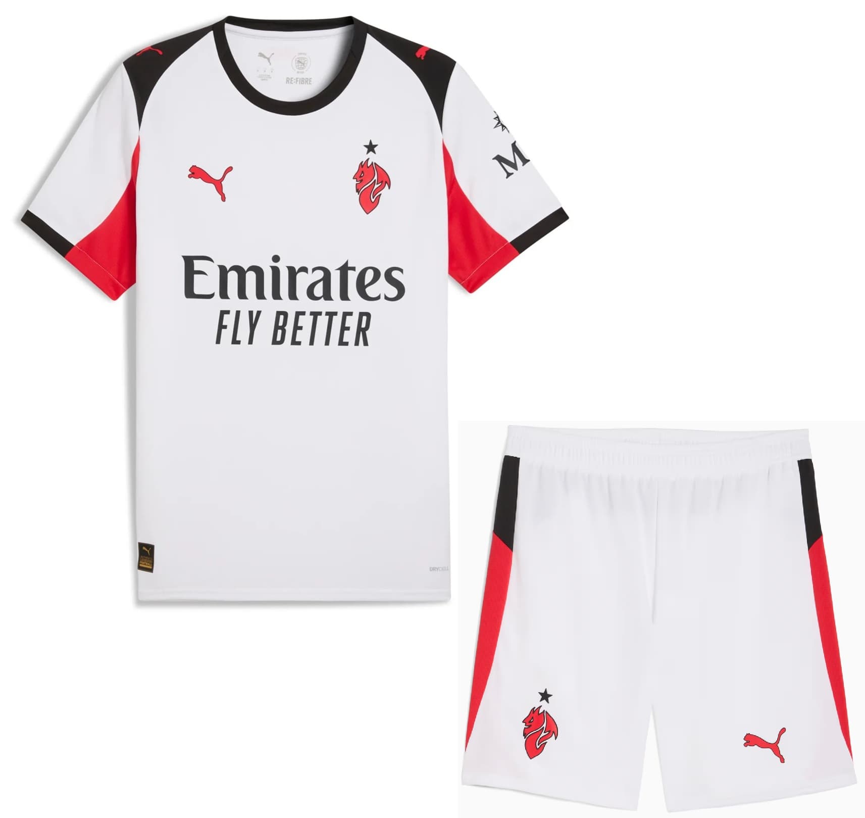 AC  MILAN COMPLETO BAMBINO AWAY 2025-26
