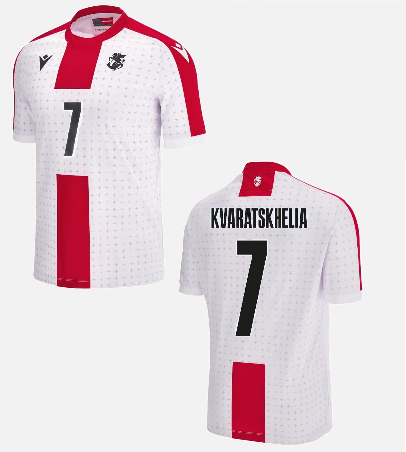 GEORGIA KVARATSKHELIA HOME SHIRT 2024-25