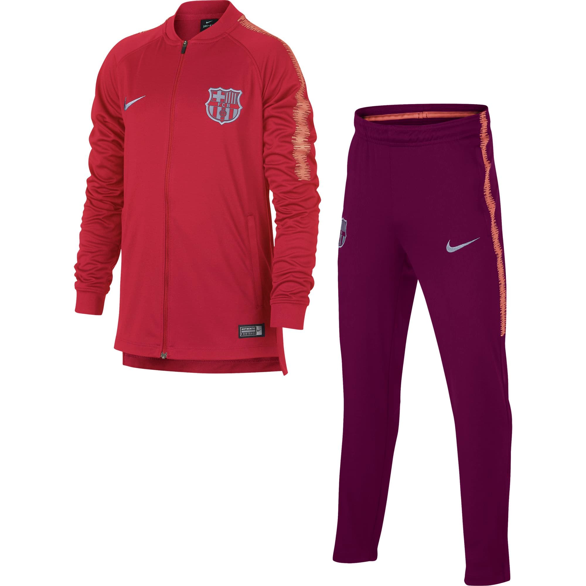 BARCELONA JUNIOR RED TRACKSUIT 2018-19