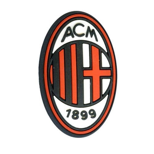 AC MILAN MAGNETE IN GOMMA LOGO