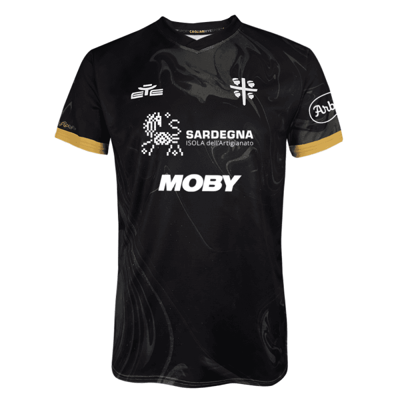 CAGLIARI MAGLIA 3RD NERA 2024-25 - Immagine 1