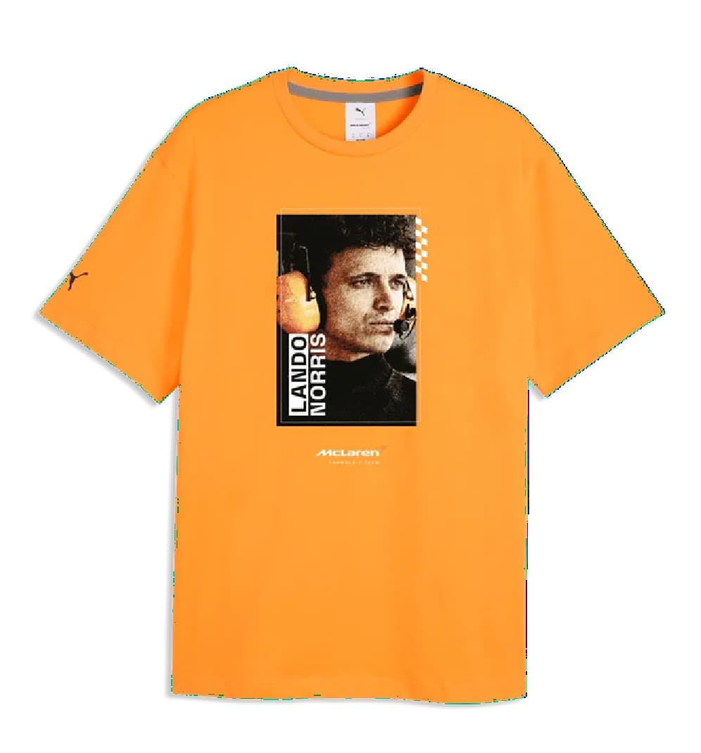 McLAREN T-SHIRT LANDO NORRIS HERO ARANCIO