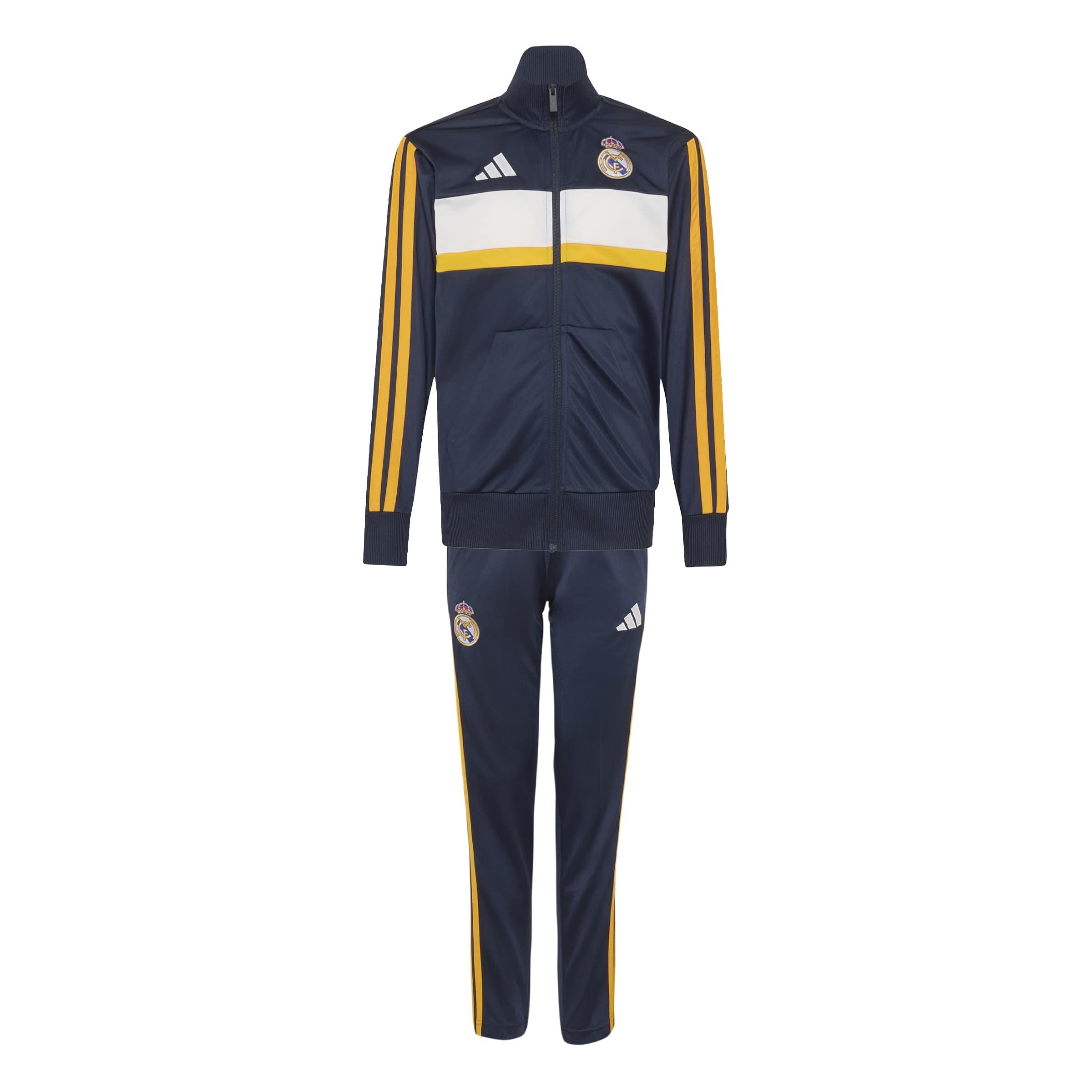 REAL MADRID FAN JUNIOR NAVY TRACKSUIT 2026-27