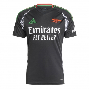 ARSENAL AWAY BLACK SHIRT 2024-25 | CalcioItalia.com