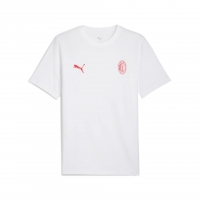 AC MILAN ESSENTIAL WHITE T-SHIRT 2025-26