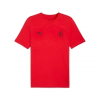 AC MILAN JUNIOR ESSENTIAL RED T-SHIRT 2025-26
