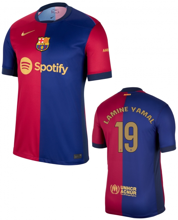 BARCELLONA MAGLIA LAMINE YAMAL BAMBINO 2024-25