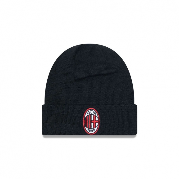 AC MILAN BLACK BEANIE NEW ERA