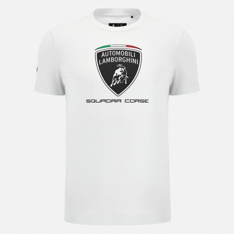 LAMBORGHINI LOGO WHITE T-SHIRT