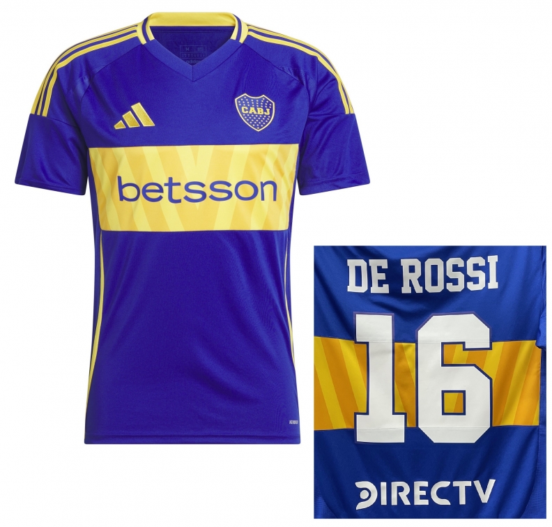 BOCA JUNIORS DE ROSSI JERSEY