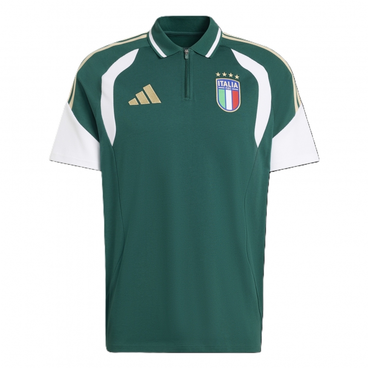 ITALIA FIGC PLAYER GREEN POLO 2025-27