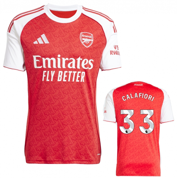 ARSENAL CALAFIORI HOME SHIRT 2025-26