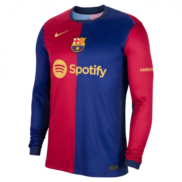 BARCELLONA MAGLIA HOME maniche lunghe 2024-25