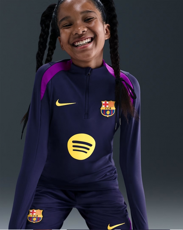 BARCELLONA FELPA ALLENAMENTO BAMBINO 2025-26
