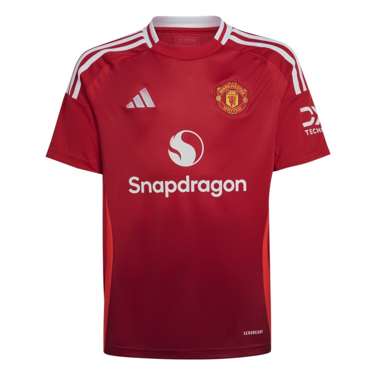 MANCHESTER UNITED JUNIOR HOME SHIRT 2024-25