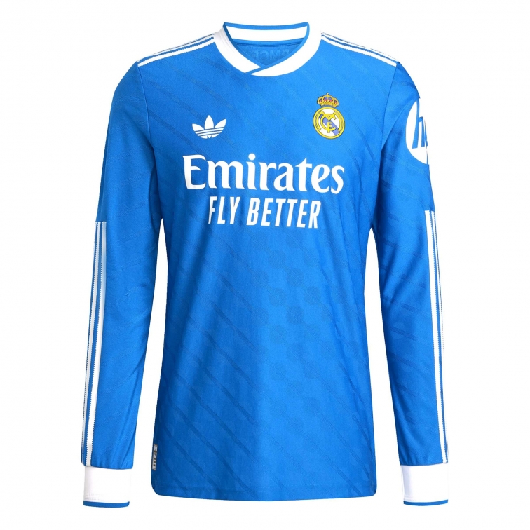 REAL MADRID MAGLIA MATCH MANICHE LUNGHE 2025-26