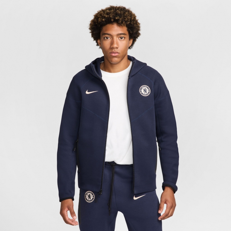 CHELSEA FELPA TECH FLEECE BLU 2024-25