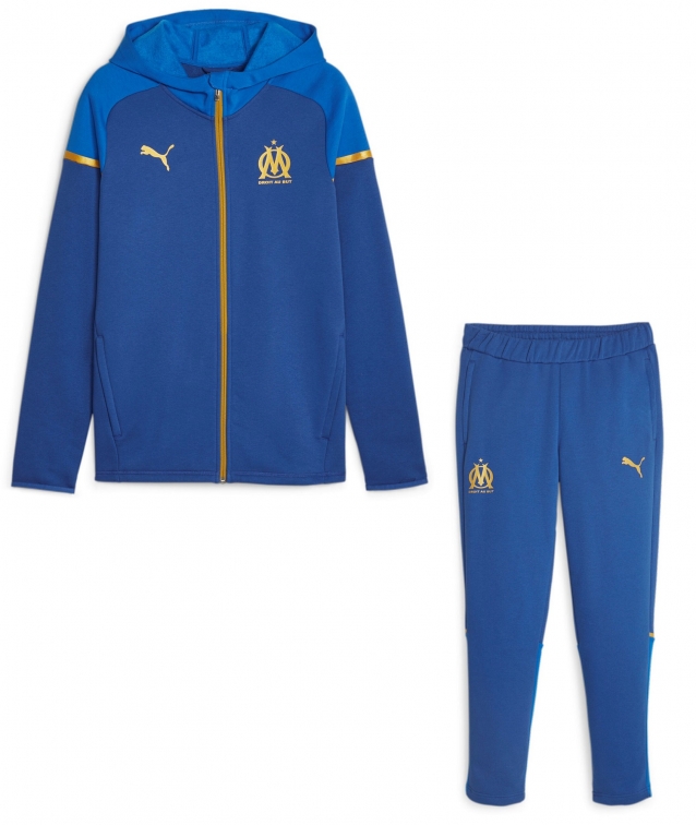 OLYMPIC MARSEILLE SWEAT TRACKSUIT 2023-24
