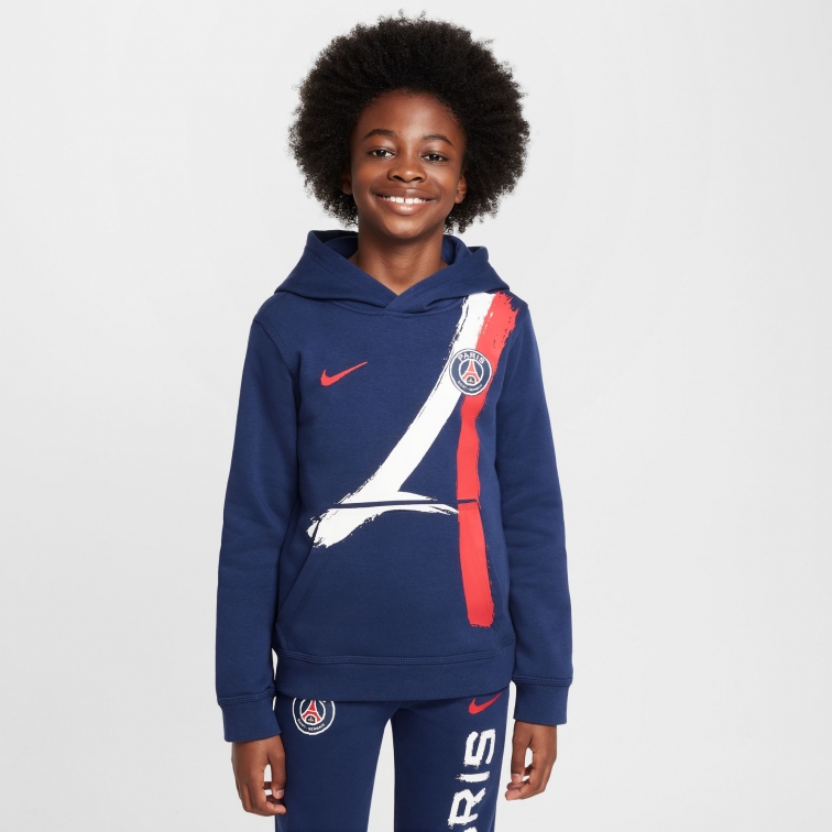 PSG JUNIOR HOODY NAVY SWEAT 2024-25