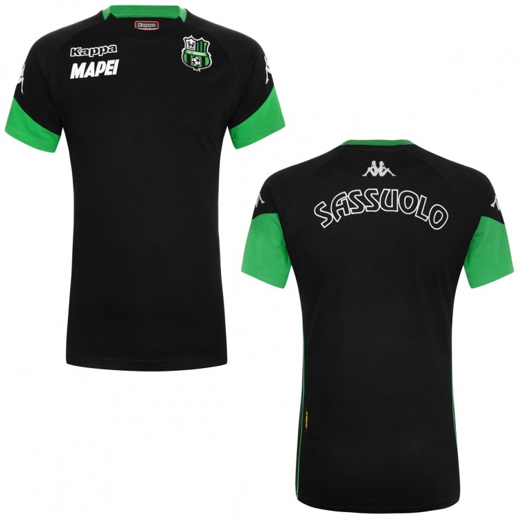Generico T-Shirt Sassuolo Città Vari Colori Sport Calcio Tifoso Nero Verde Taglie dalla S alla XXL 