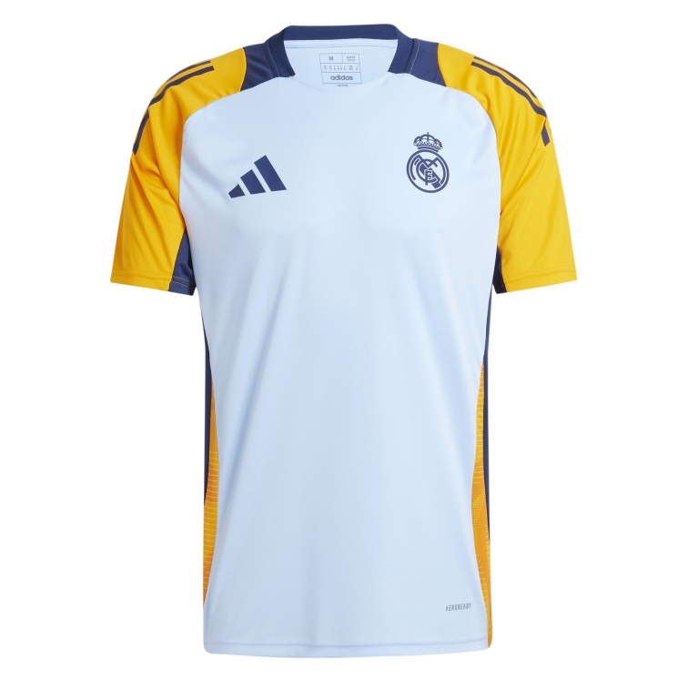 REAL MADRID MAGLIA ALLENAMENTO CELESTE 2024-25